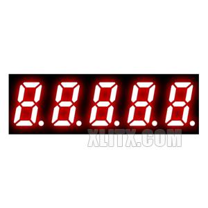 3521BS - 0.32-inch Red 5-Digit CA LED 7-Segment Display