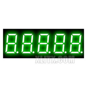 3561AGG - 0.36-inch Green 5-Digit CC LED 7-Segment Display