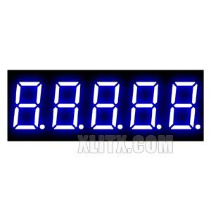 3561BB - 0.36-inch Blue 5-Digit CA LED 7-Segment Display