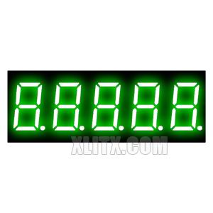 3561BGG - 0.36-inch Green 5-Digit CA LED 7-Segment Display