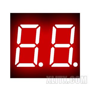 3621AH - 0.36-inch Red 2-Digit CC LED 7-Segment Display