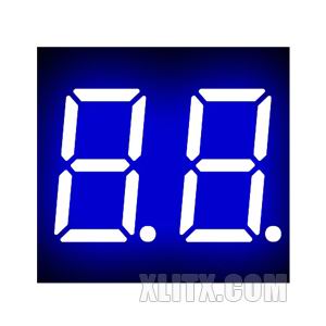 3621BB - 0.36-inch Blue 2-Digit CA LED 7-Segment Display