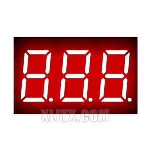 3631AH - 0.36-inch Red 3-Digit CC LED 7-Segment Display