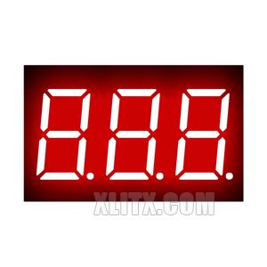 3631AS - 0.36-inch Red 3-Digit CC LED 7-Segment Display