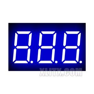 3631BB - 0.36-inch Blue 3-Digit CA LED 7-Segment Display