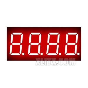 3641AH - 0.36-inch Red 4-Digit CC LED 7-Segment Display