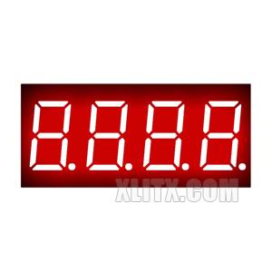 3641AS - 0.36-inch Red 4-Digit CC LED 7-Segment Display
