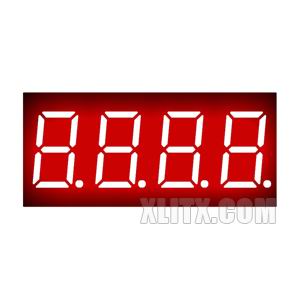 3641BH - 0.36-inch Red 4-Digit CA LED 7-Segment Display