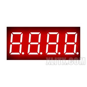 3641BS - 0.36-inch Red 4-Digit CA LED 7-Segment Display