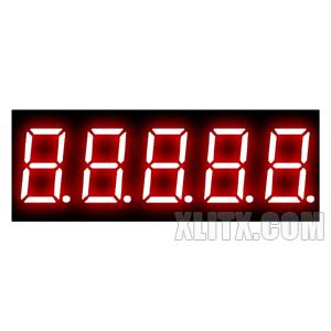 3651AS - 0.36-inch Red 5-Digit CC LED 7-Segment Display