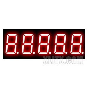 3651BS - 0.36-inch Red 5-Digit CA LED 7-Segment Display