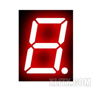 3911AS - 0.39-inch Red 1-Digit CC LED 7-Segment Display