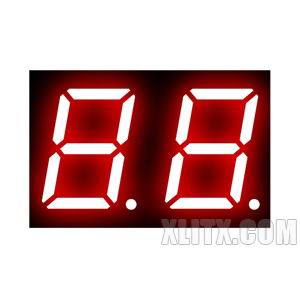 3921AS - 0.39-inch Red 2-Digit CC LED 7-Segment Display