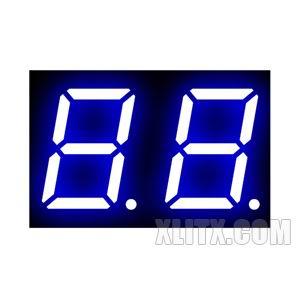 3921BB - 0.39-inch Blue 2-Digit CA LED 7-Segment Display