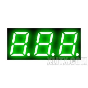 3931AGG - 0.39-inch Green 3-Digit CC LED 7-Segment Display