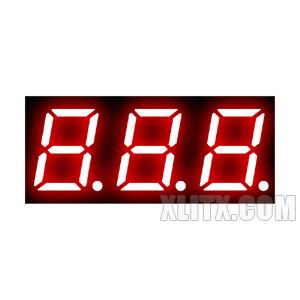 3931AS - 0.39-inch Red 3-Digit CC LED 7-Segment Display