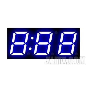 3932AB - 0.39-inch Blue 3-Digit CC LED 7-Segment Display