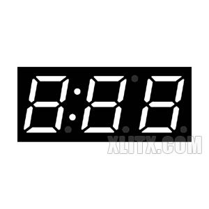 3932BW - 0.39-inch White 3-Digit CA LED 7-Segment Display