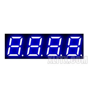 3941AB - 0.39-inch Blue 4-Digit CC LED 7-Segment Display