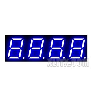 3941BB - 0.39-inch Blue 4-Digit CA LED 7-Segment Display
