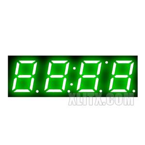 3942BGG - 0.39-inch Green 4-Digit CA LED 7-Segment Display