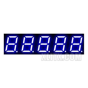 3951BB - 0.39-inch Blue 5-Digit CA LED 7-Segment Display
