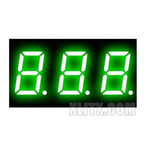 4031AGG - 0.40-inch Green 3-Digit CC LED 7-Segment Display