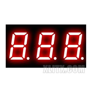 4031BS - 0.40-inch Red 3-Digit CA LED 7-Segment Display