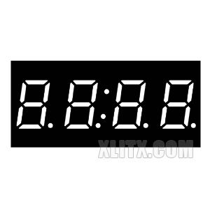 4041BS - 0.40-inch Red 4-Digit CA LED 7-Segment Display