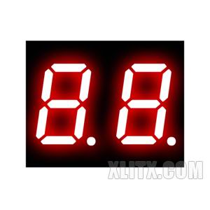 4201BS - 0.40-inch Red 2-Digit CA LED 7-Segment Display