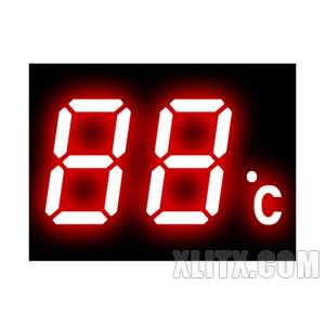 4213AS - 0.40-inch Red 2-Digit CC LED 7-Segment Display