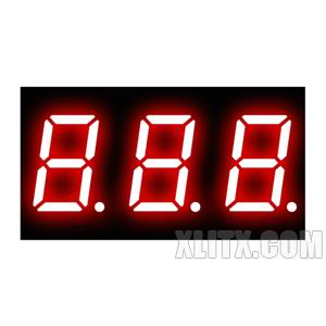 4301AS - 0.40-inch Red 3-Digit CC LED 7-Segment Display