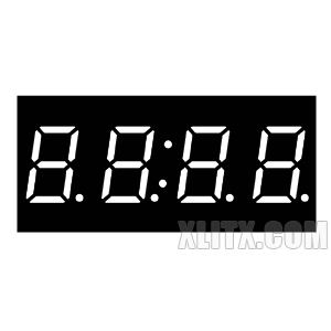 4401AS - 0.40-inch Red 4-Digit CC LED 7-Segment Display
