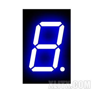 5011AB - 0.50-inch Blue 1-Digit CC LED 7-Segment Display