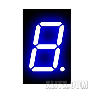 5011BB - 0.50-inch Blue 1-Digit CA LED 7-Segment Display