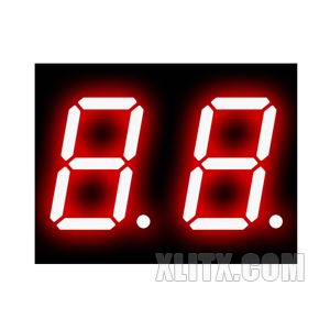 5021AS - 0.50-inch Red 2-Digit CC LED 7-Segment Display