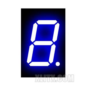5101BB - 0.50-inch Blue 1-Digit CA LED 7-Segment Display