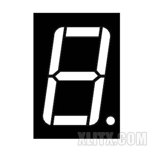 5161AS - 0.56-inch Single Digit Red CC LED 7-Segment Display