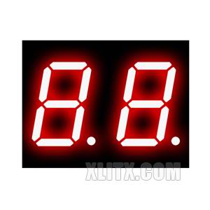 5202ES - 0.50-inch Red 2-Digit CC LED 7-Segment Display