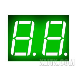 5261AGG - 0.56-inch Green 2-Digit CC LED 7-Segment Display