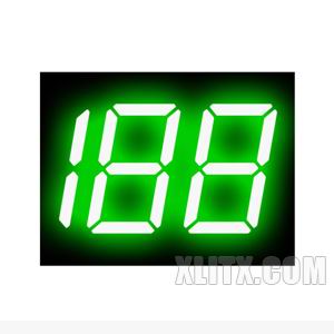 5302AGG - 0.50-inch Green 3-Digit CC LED 7-Segment Display