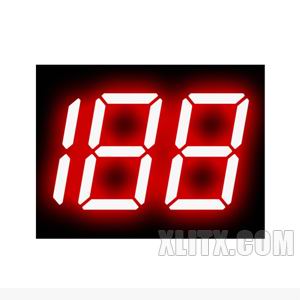 5302AS - 0.50-inch Red 3-Digit CC LED 7-Segment Display
