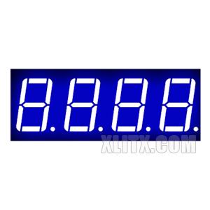 5461AB - 0.56-inch Blue 4-Digit CC LED 7-Segment Display