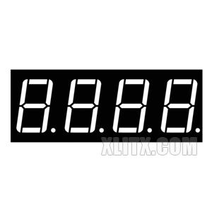 5461AS - 0.56-inch 4-Digit Red CC LED 7-Segment Display