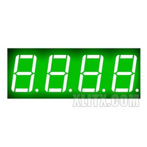 5461BGG - 0.56-inch Green 4-Digit CA LED 7-Segment Display