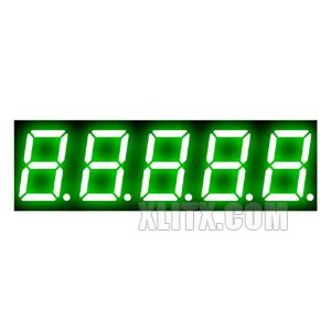 5561AGG - 0.56-inch Green 5-Digit CC LED 7-Segment Display