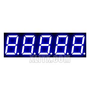 5561BB - 0.56-inch Blue 5-Digit CA LED 7-Segment Display