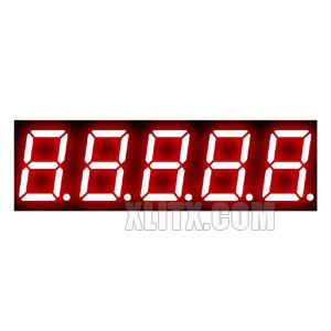 5561BS - 0.56-inch Red 5-Digit CA LED 7-Segment Display