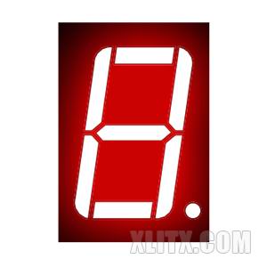 5611AS - 0.56-inch Red 1-Digit CC LED 7-Segment Display