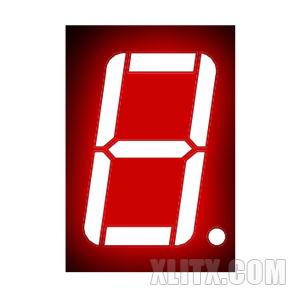 5611BS - 0.56-inch Red 1-Digit CA LED 7-Segment Display